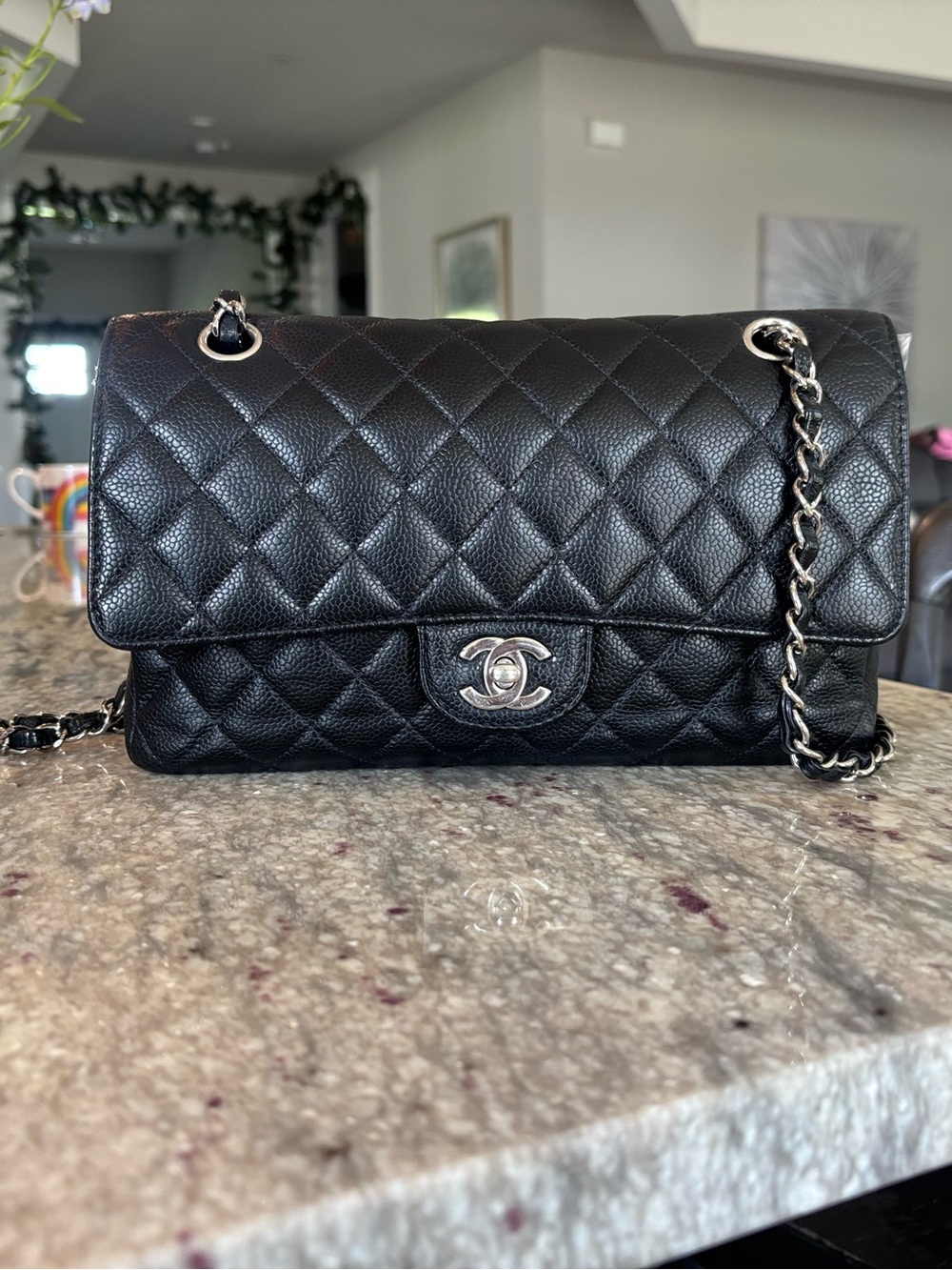 Chanel Medium Classic Double Flap Black Caviar